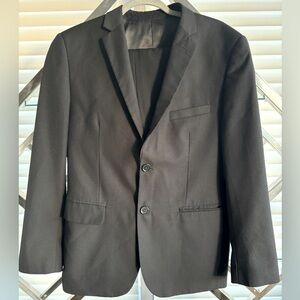 Alain Dupetit Black Men’s Suit Two Pieces Set